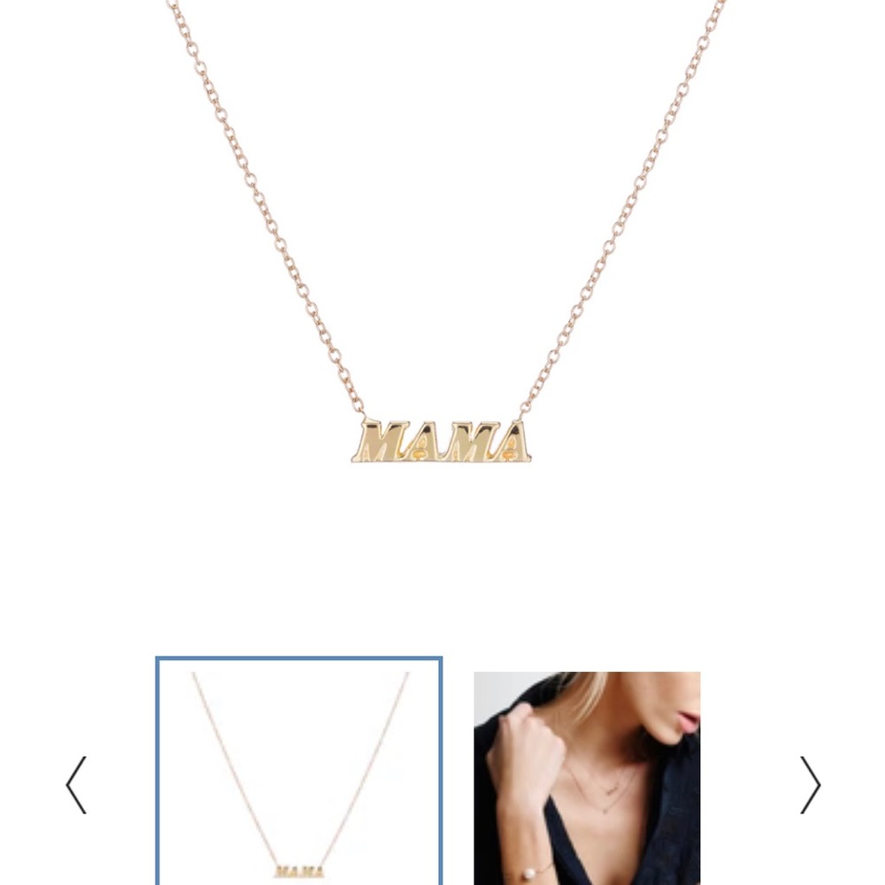 Ariel Gordon “Mama” Necklace - 14K yellow gold